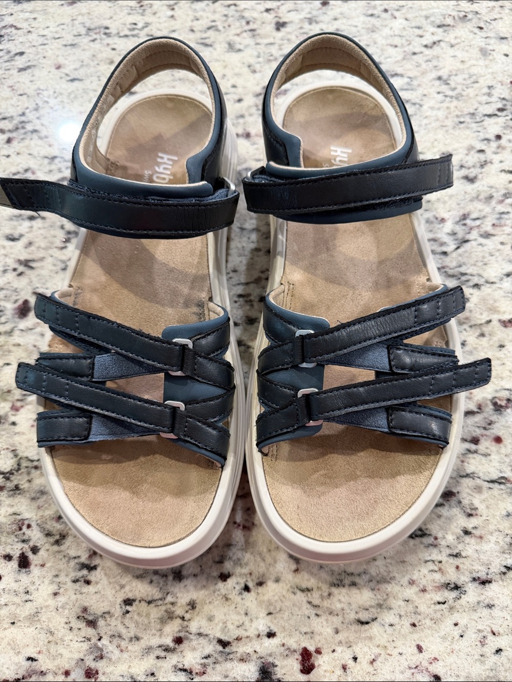 Comfort Strappy Black Women’s Sandals